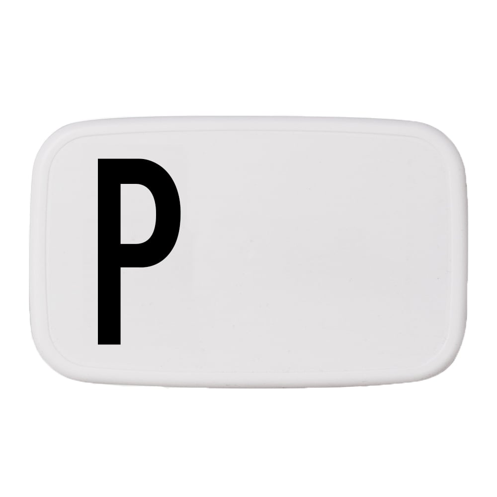 Design Letters lunch box P | Scandinavian Design | Lunch boxes & food containers | White