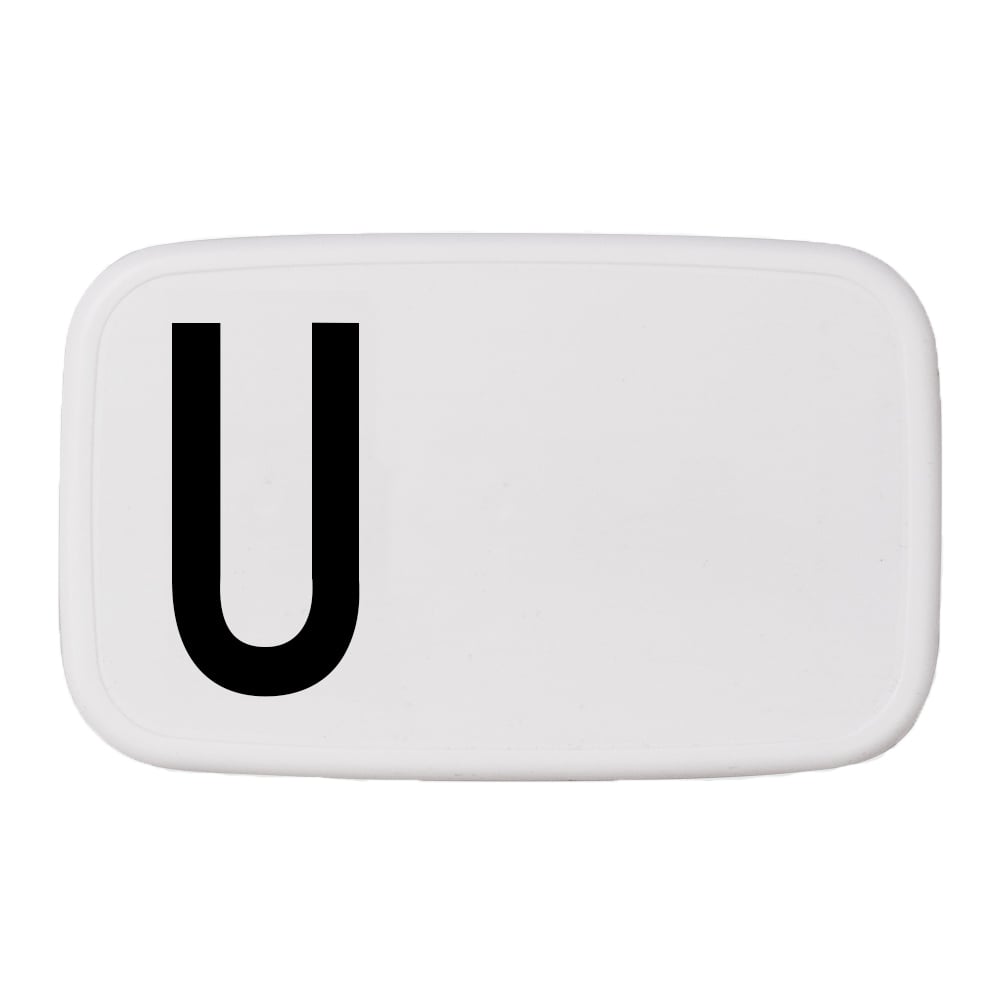 Design Letters Design Letters lunch box U | Scandinavian Design | Lunch boxes & food containers | White