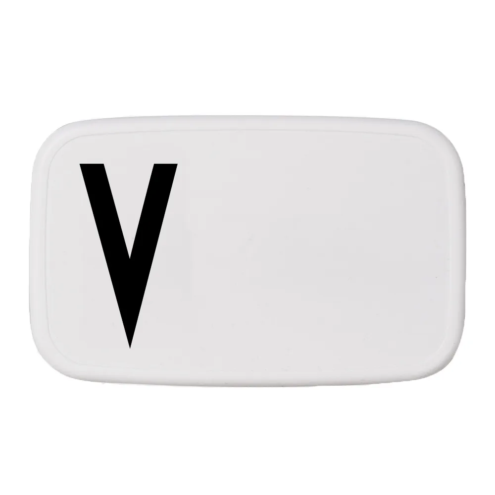Design Letters lunch box V | Scandinavian Design | Lunch boxes & food containers | White