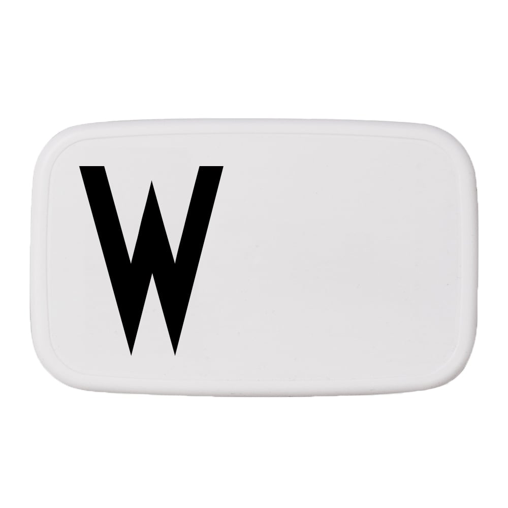 Design Letters lunch box W | Scandinavian Design | Lunch boxes & food containers | White