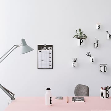 Design Letters Monthly Calendar - Black - Design Letters