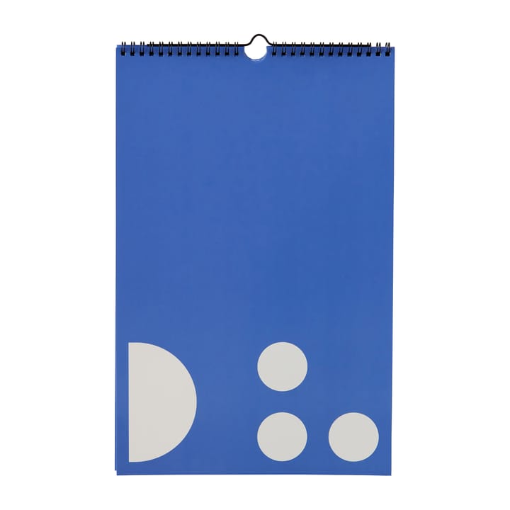 Design Letters monthly calendar - Cobalt blue - Design Letters