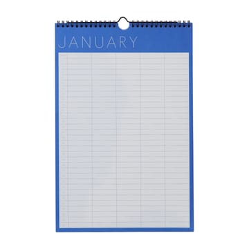 Design Letters monthly calendar - Cobalt blue - Design Letters