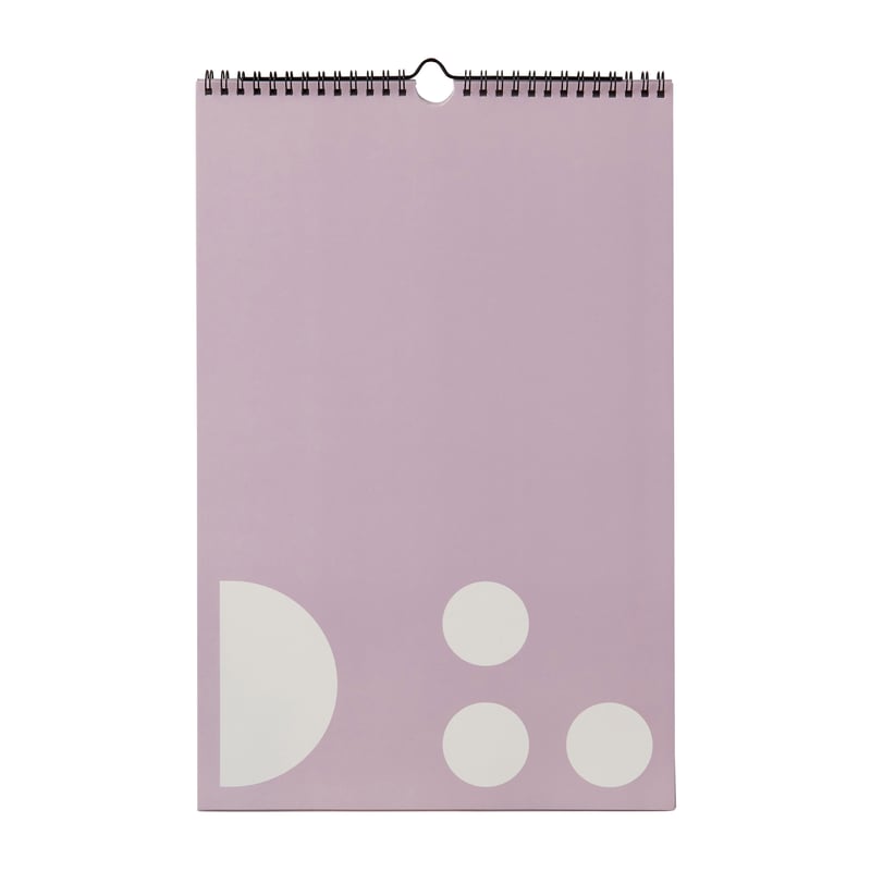 Design Letters Design Letters monthly calendar Lavender
