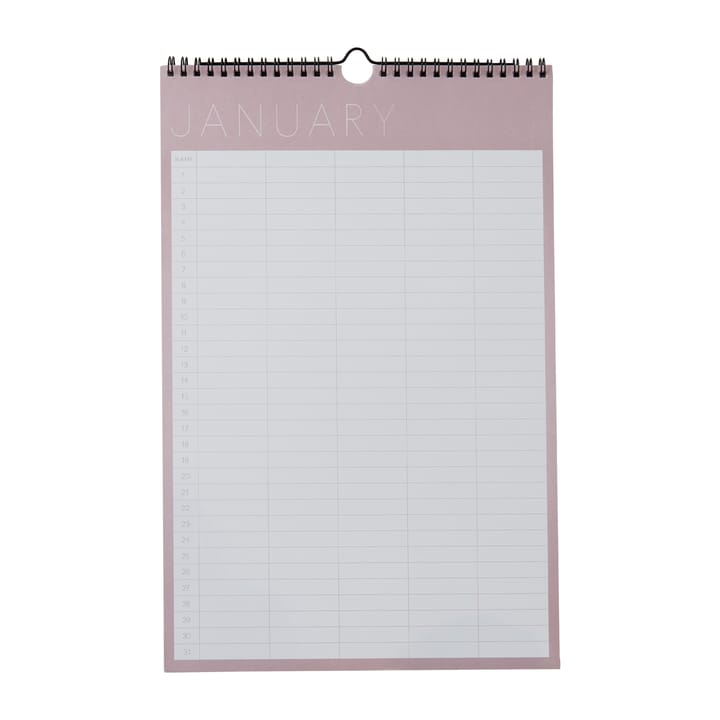 Design Letters monthly calendar - Lavender - Design Letters