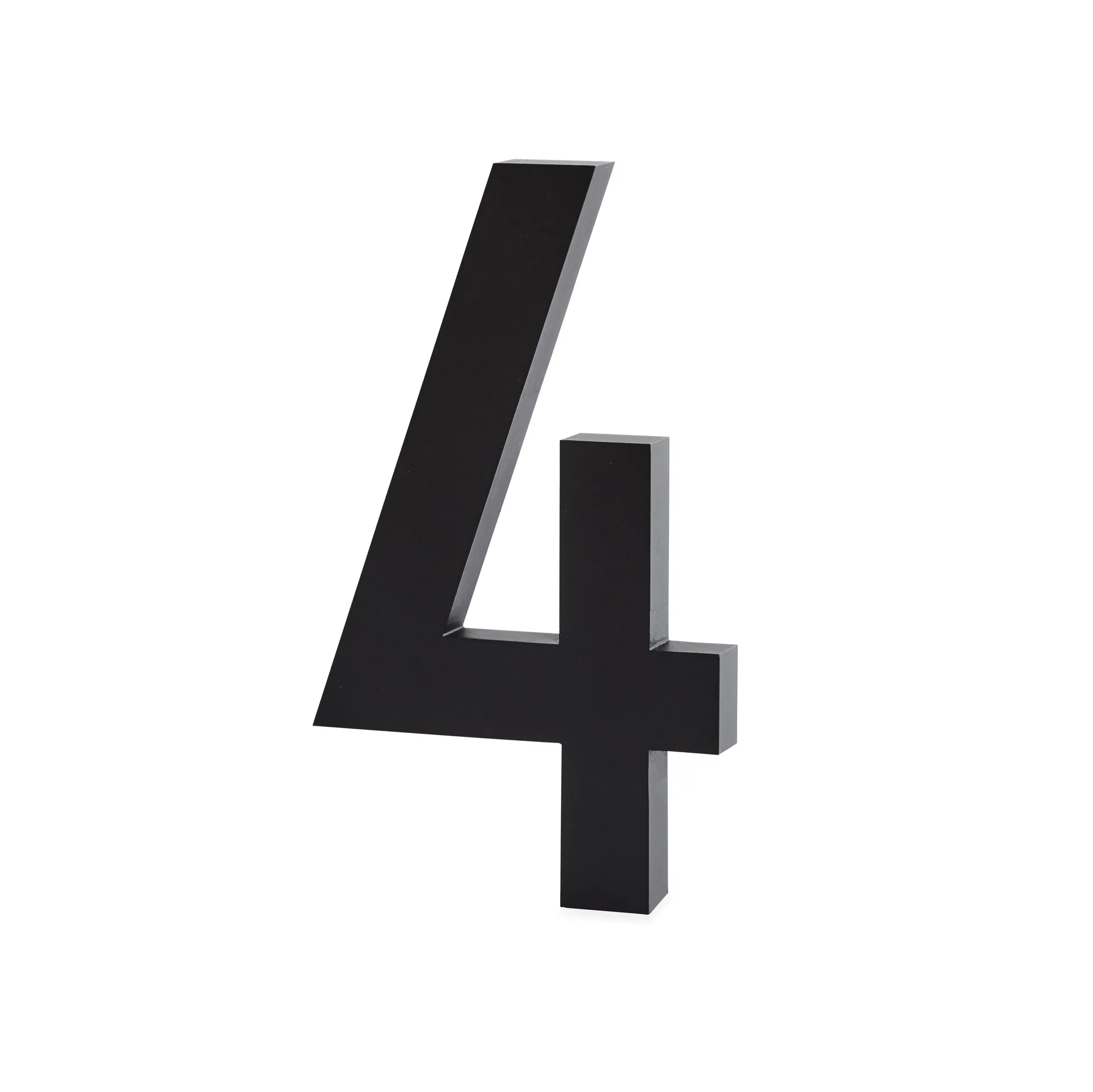 Design Letters numbers aluminum 50 mm, 4 Design Letters