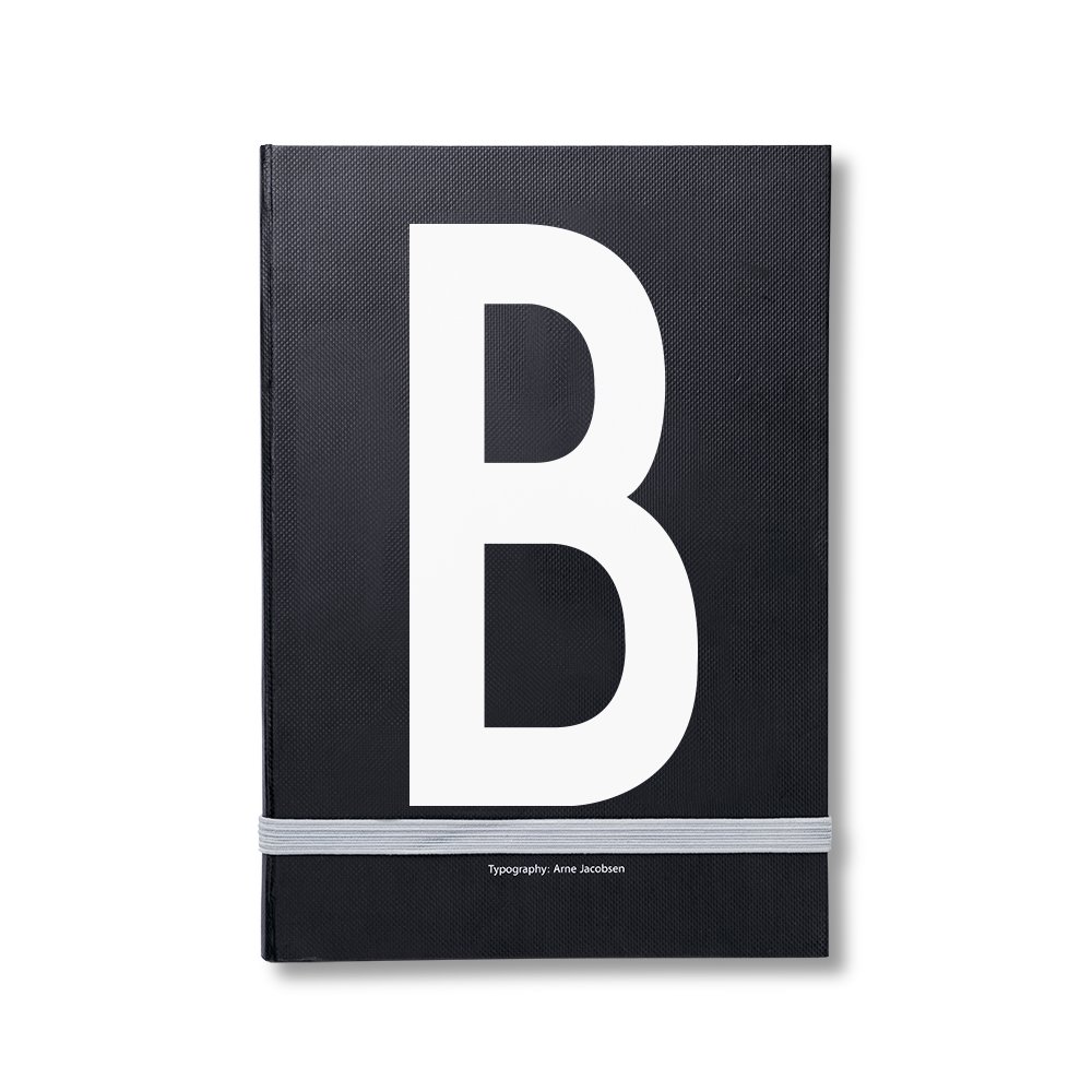 Design Letters Design Letters personal notebook B | Scandinavian Design | Calendars & notebooks | Black