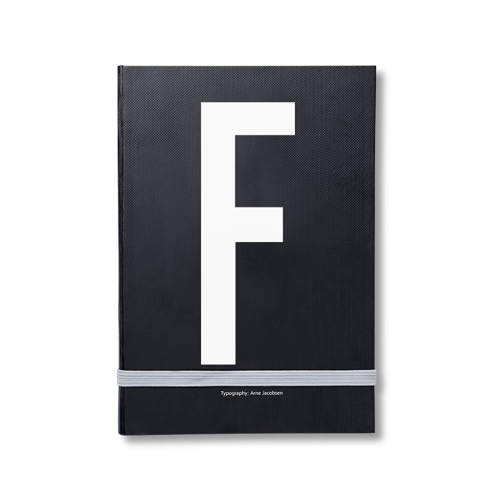 Design Letters Design Letters personal notebook F | Scandinavian Design | Calendars & notebooks | Black