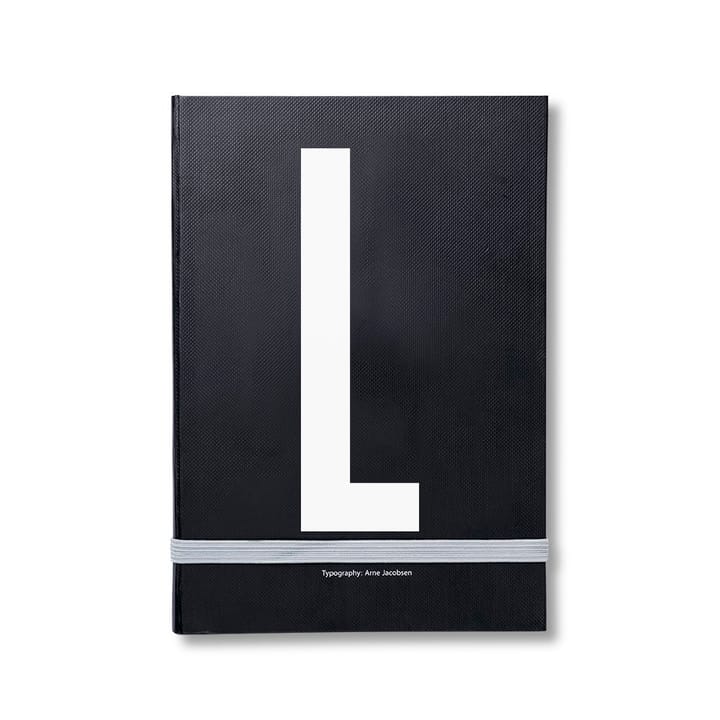 Design Letters personal notebook, L Design Letters