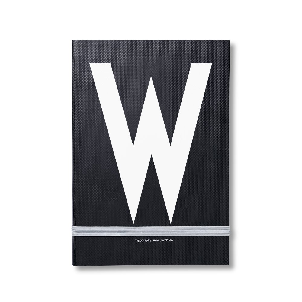 Design Letters Design Letters personal notebook W | Scandinavian Design | Calendars & notebooks | Black