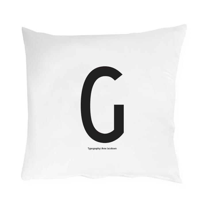 Design Letters pillow case 60x50 cm - G - Design Letters