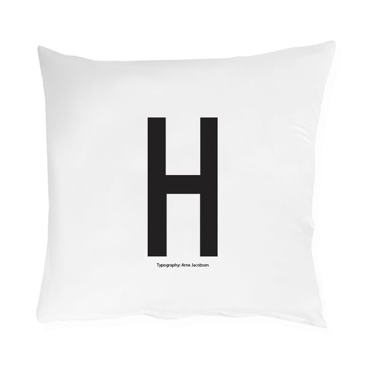 Design Letters pillow case 60x50 cm - H - Design Letters