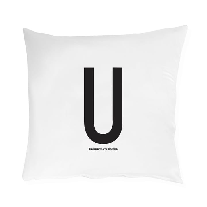 Design Letters pillow case 60x50 cm - U - Design Letters