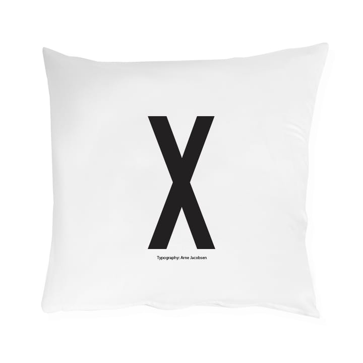 Design Letters pillow case 60x50 cm - X - Design Letters