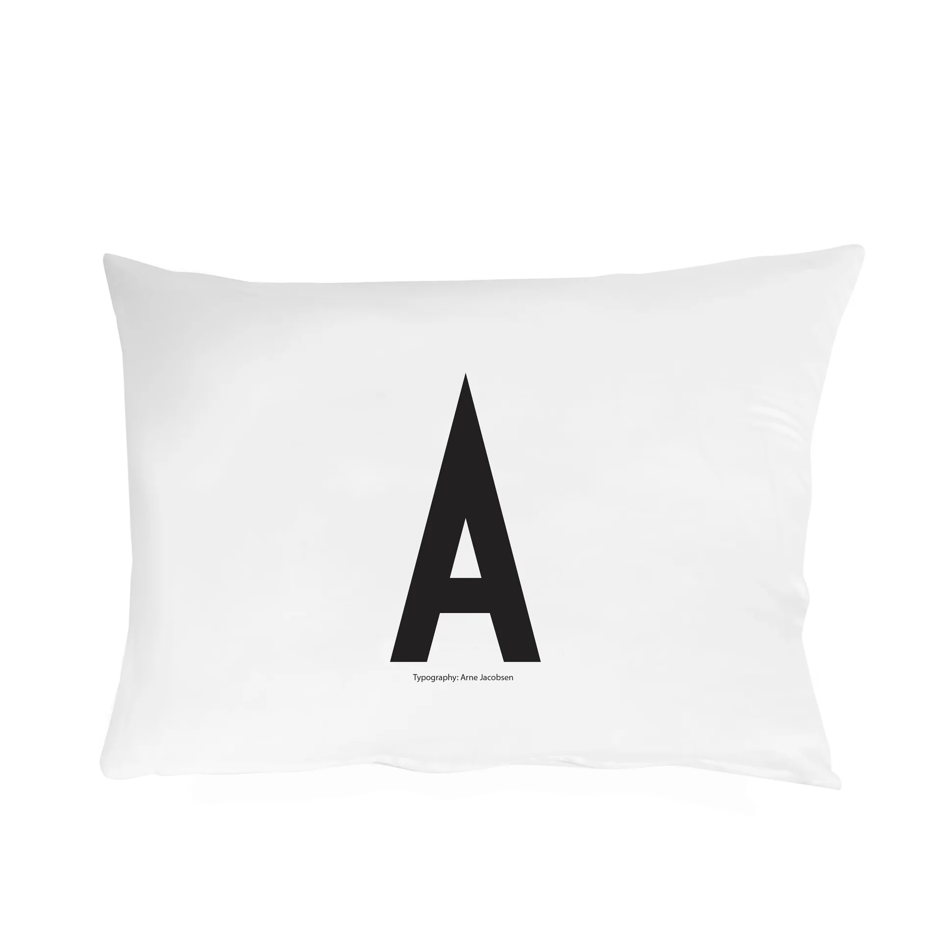 Design Letters pillow case 70x50 cm, A Design Letters