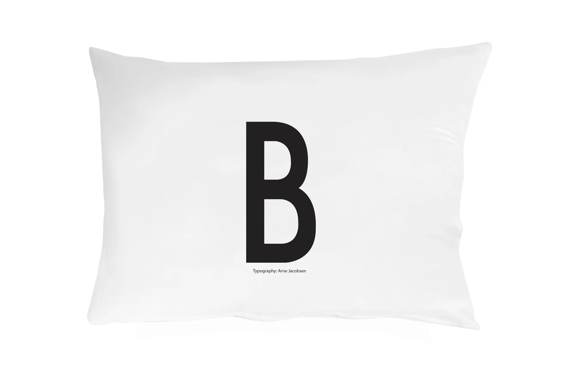 Design Letters pillow case 70x50 cm, B Design Letters
