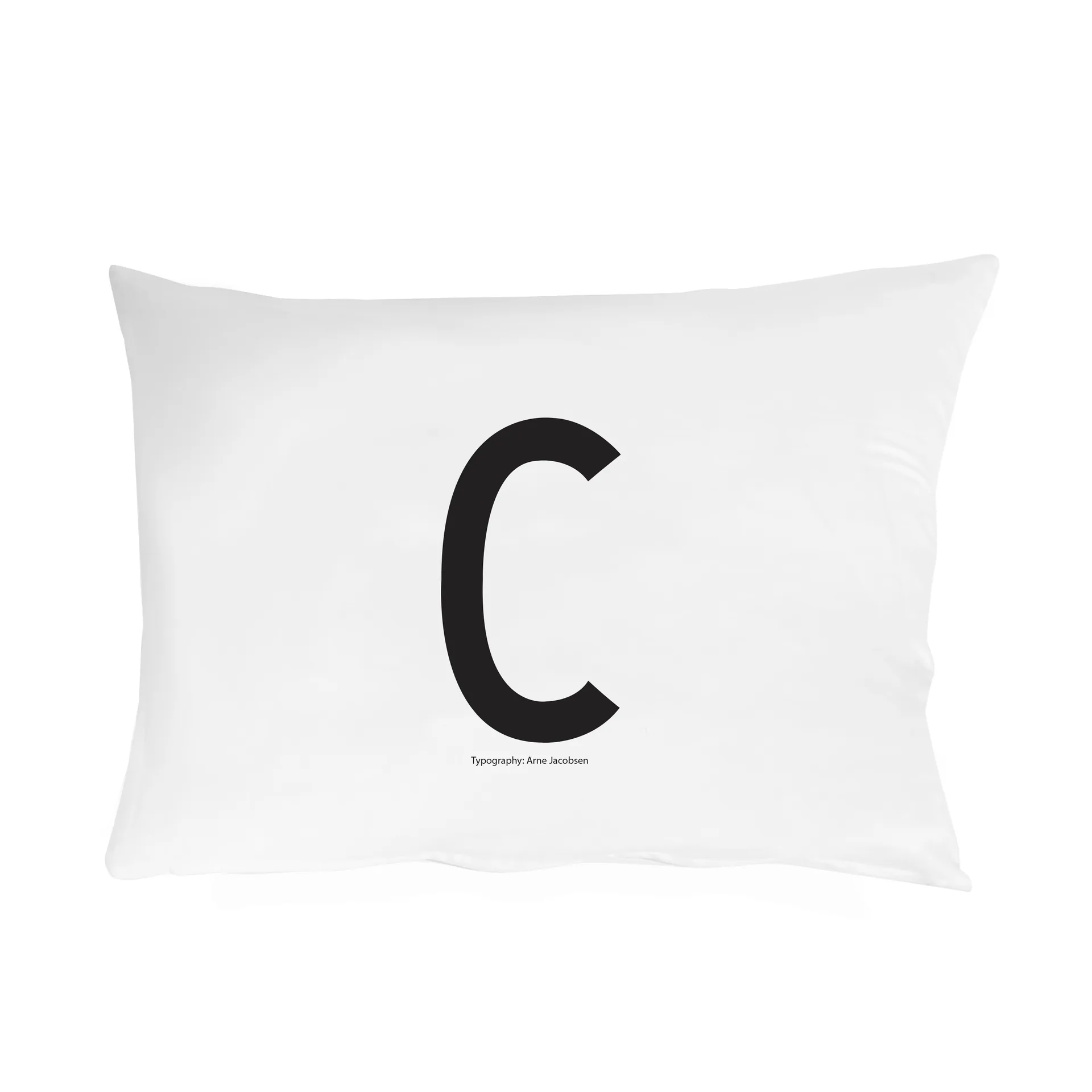 Design Letters pillow case 70x50 cm, C Design Letters