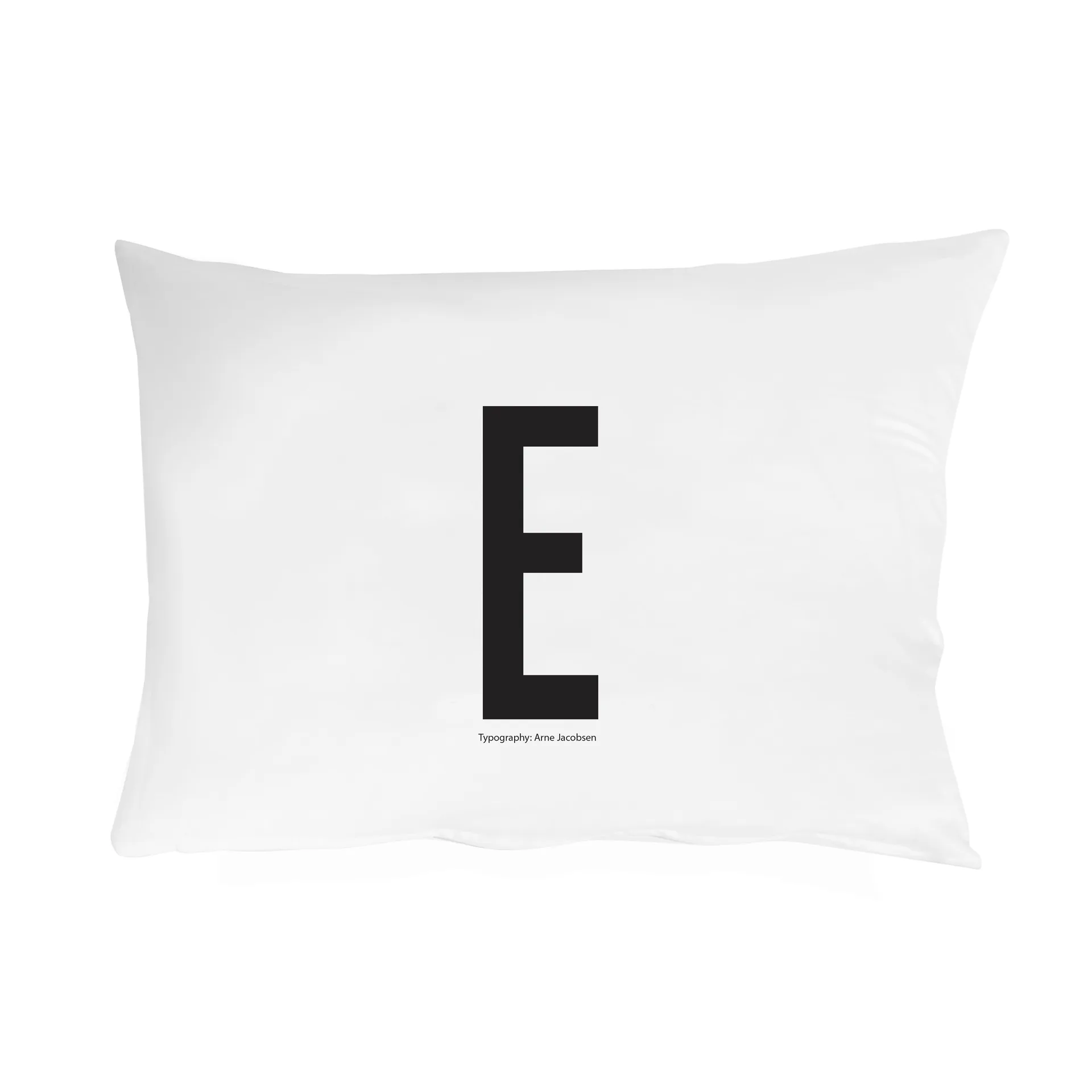 Design Letters pillow case 70x50 cm, E Design Letters