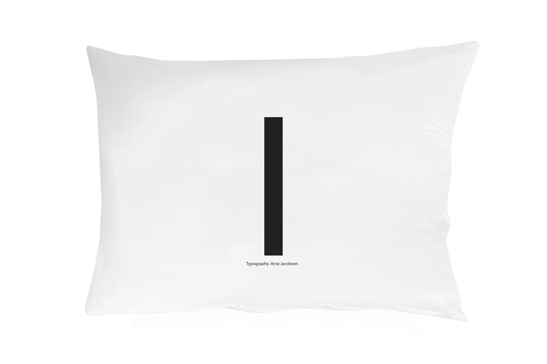 Design Letters pillow case 70x50 cm, I Design Letters