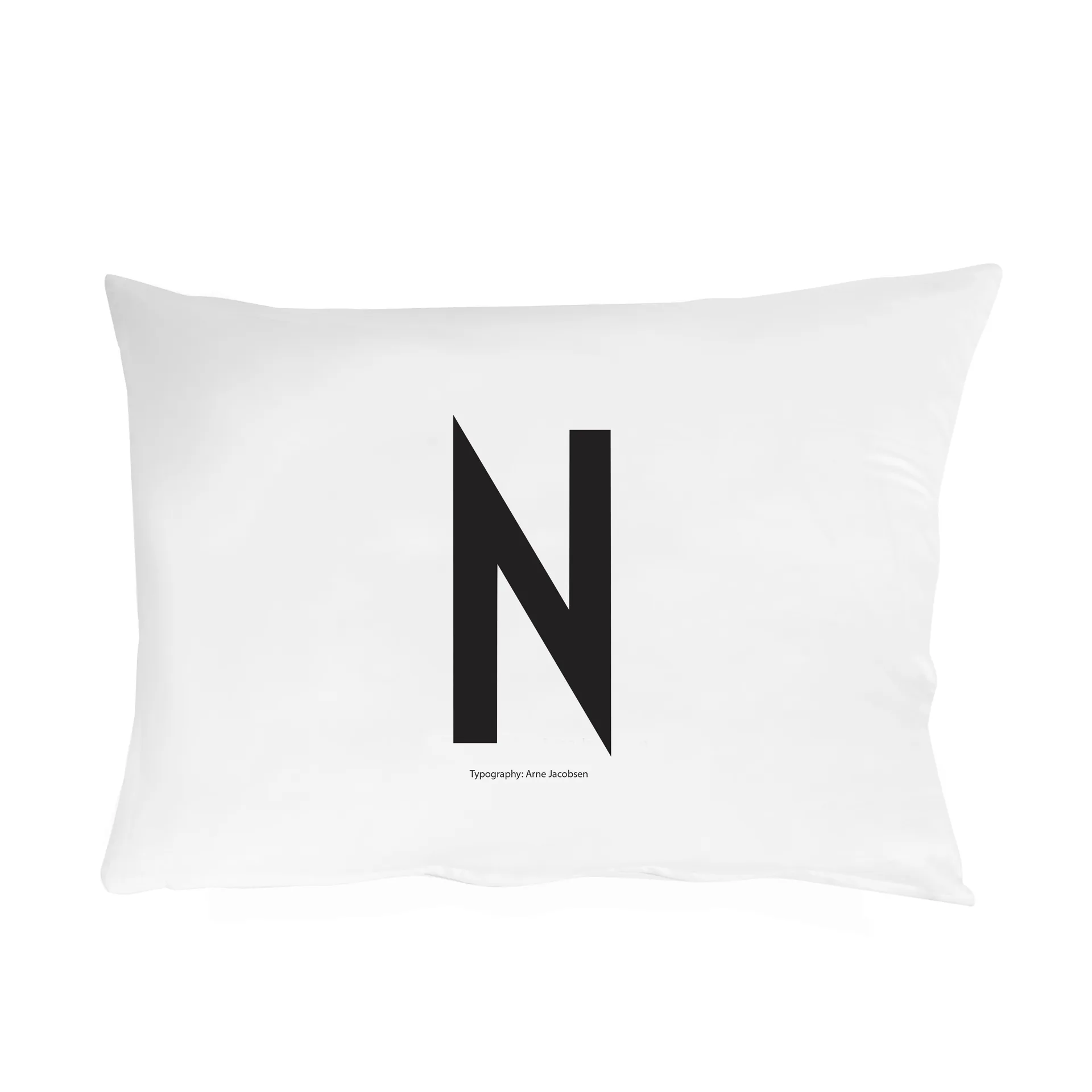 Design Letters pillow case 70x50 cm, N Design Letters