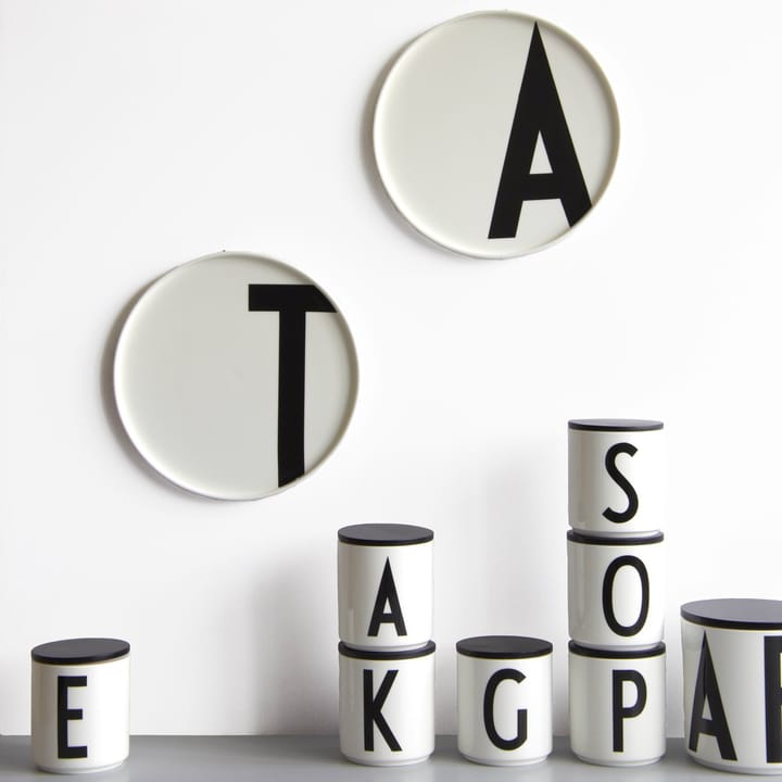 Design Letters plate, A Design Letters