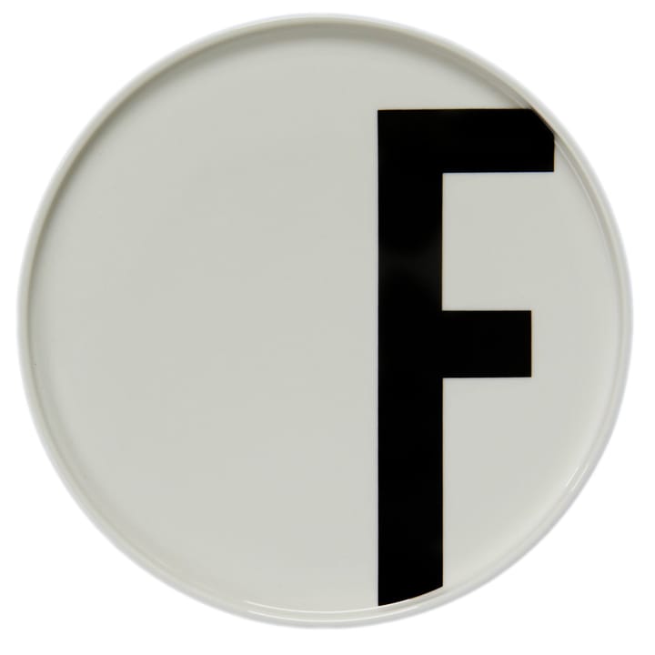 Design Letters plate - F - Design Letters