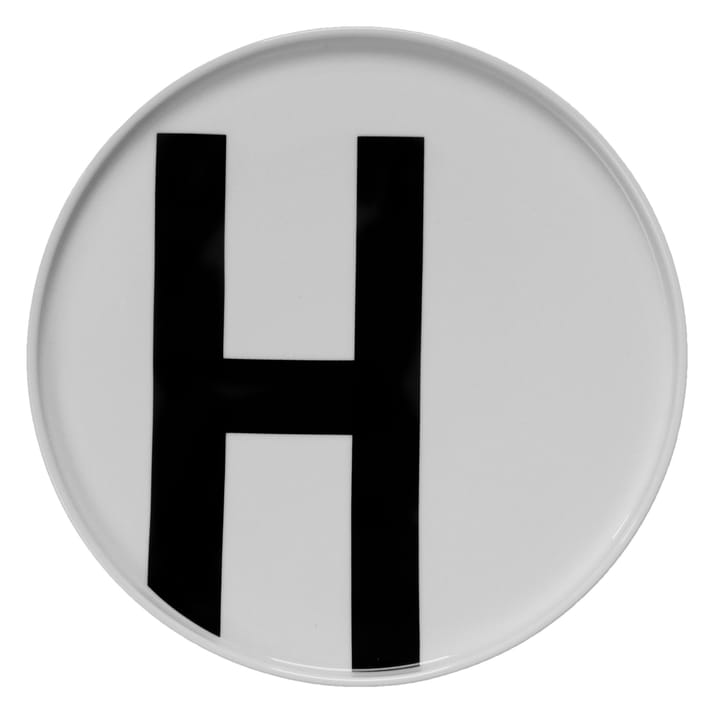 Design Letters plate - H - Design Letters