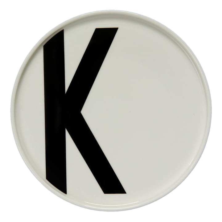 Design Letters plate - K - Design Letters