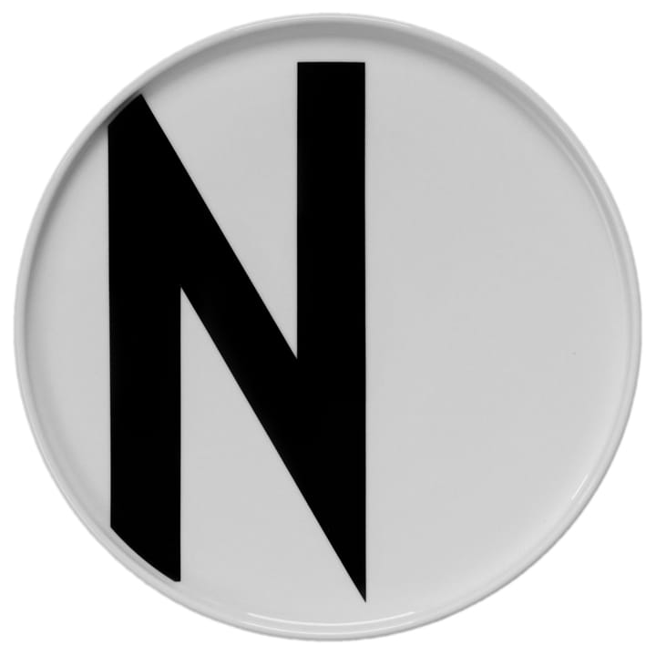 Design Letters plate - N - Design Letters