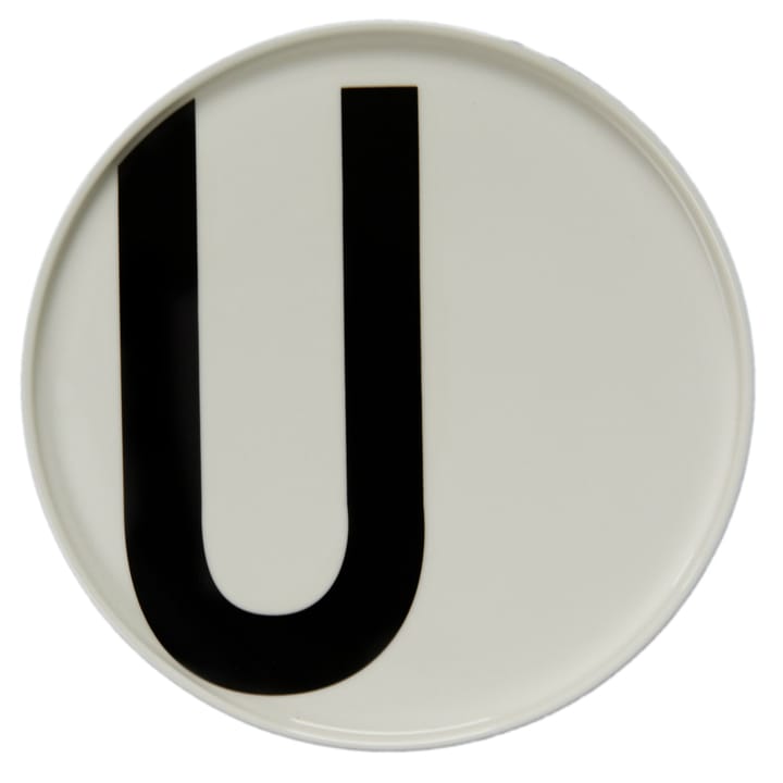 Design Letters plate - U - Design Letters