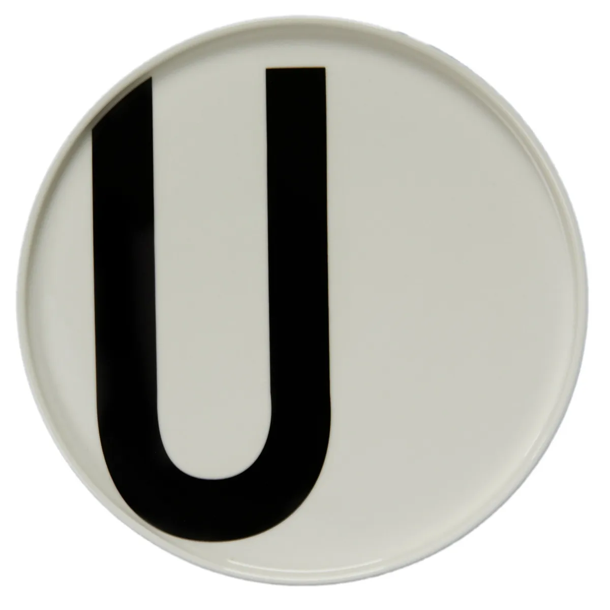 Design Letters Design Letters plate U