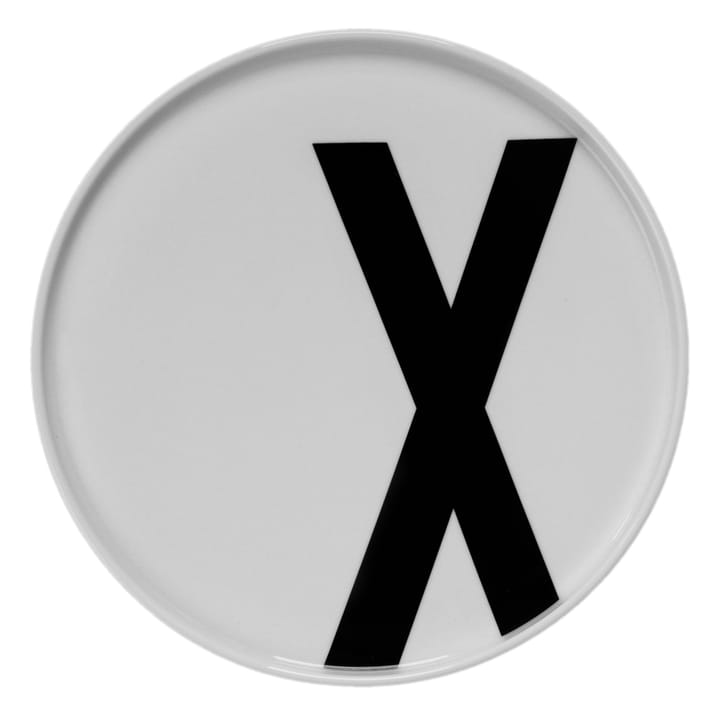 Design Letters plate - x - Design Letters