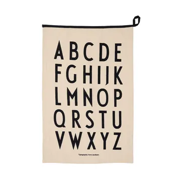 Design Letters Premium classic kitchen towel 50x70cm - ABC-black - Design Letters
