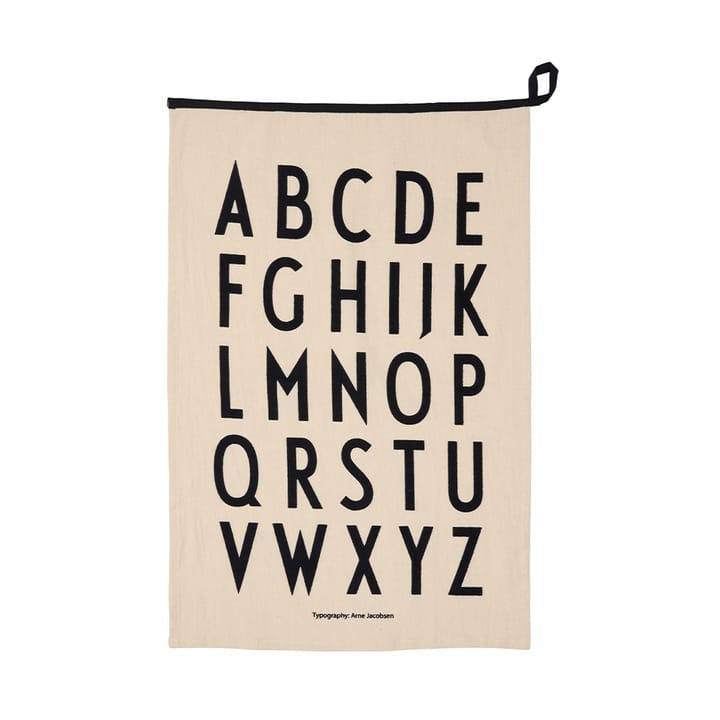 Design Letters Premium classic kitchen towel 50x70cm - ABC-black - Design Letters