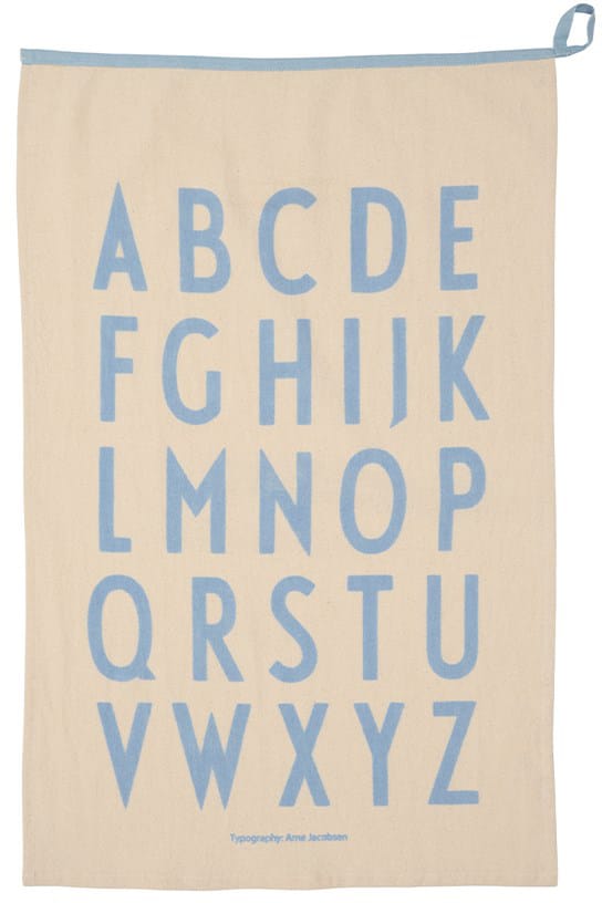 Design Letters Premium classic kitchen towel 50x70cm - ABC-blue - Design Letters