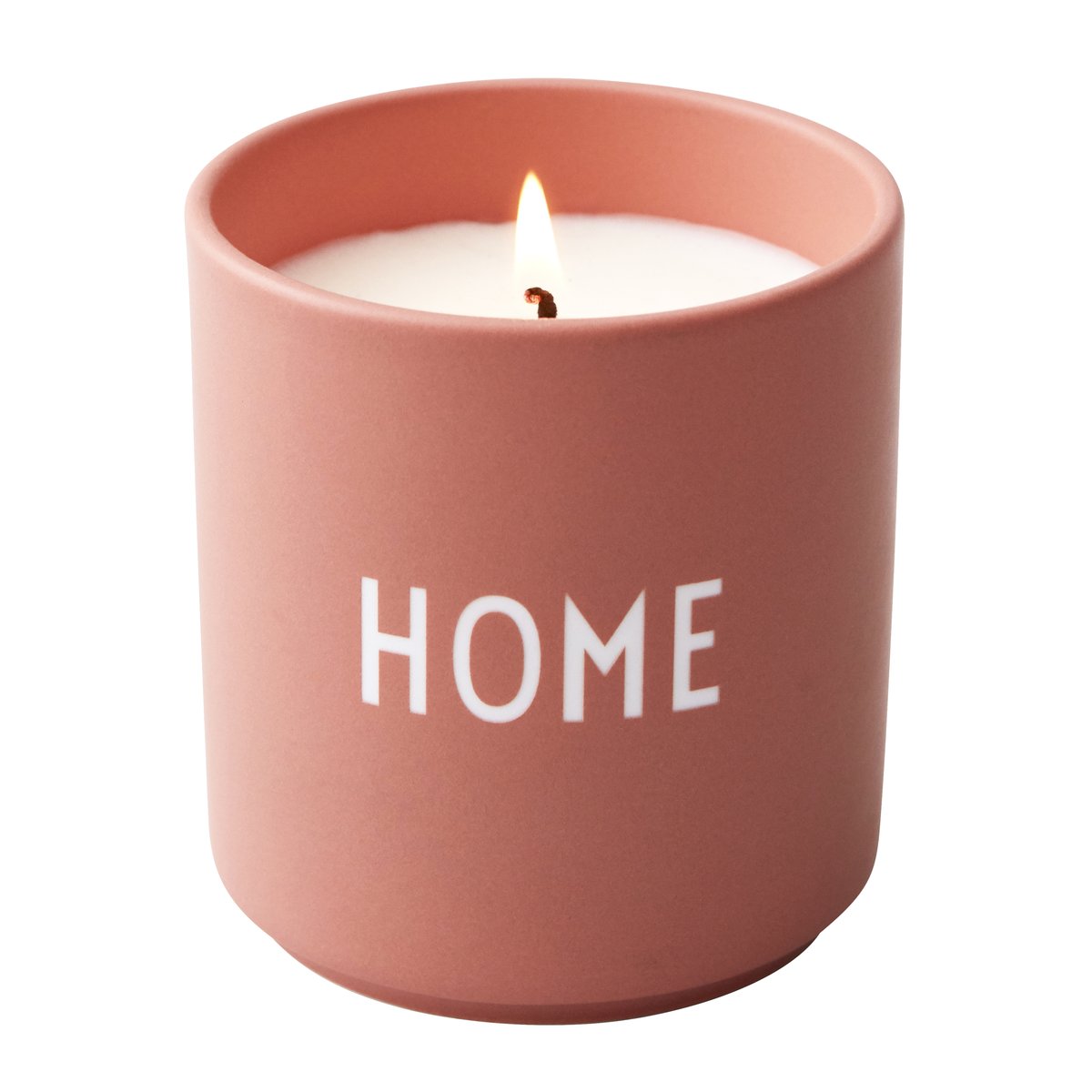 Design Letters scented cande o8 cm Home-nude | Scandinavian Design | Scented candles & diffusers | Beige