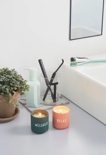 Design Letters scented candle Ø5.5 cm - Relax-nude - Design Letters