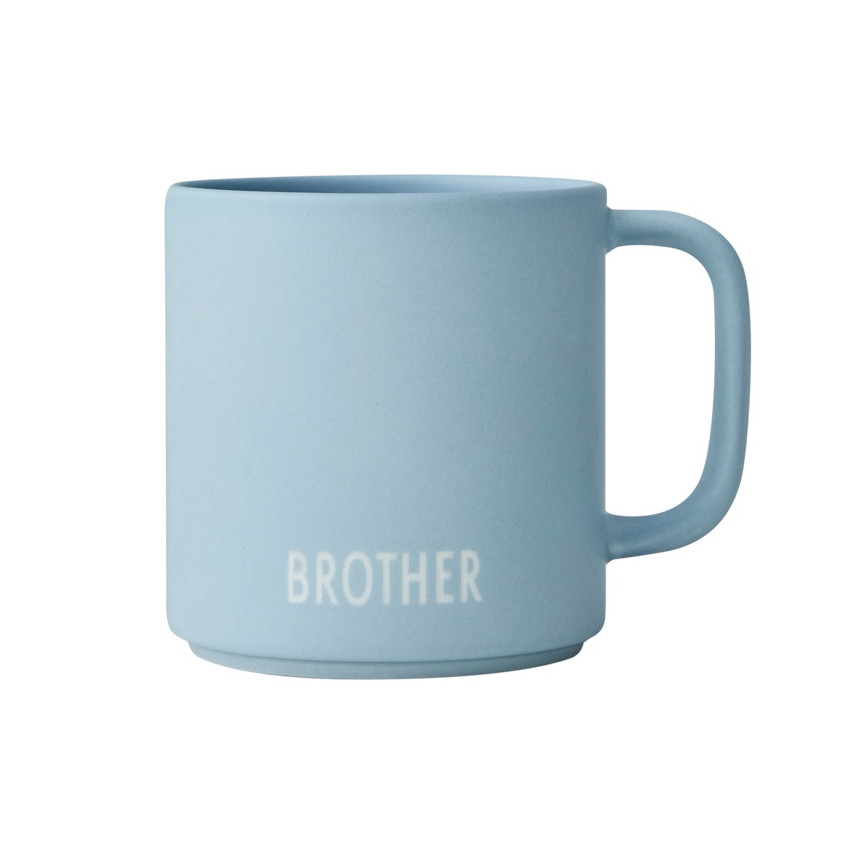 Design Letters sibling cup Brother | Scandinavian Design | Coffee cups | Blue