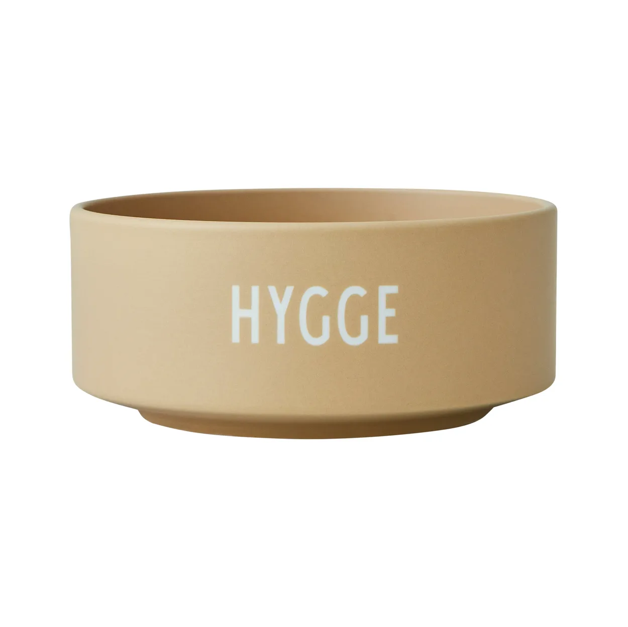 Design Letters snack bowl o12 cm Hygge | Scandinavian Design | Serving bowls | Beige