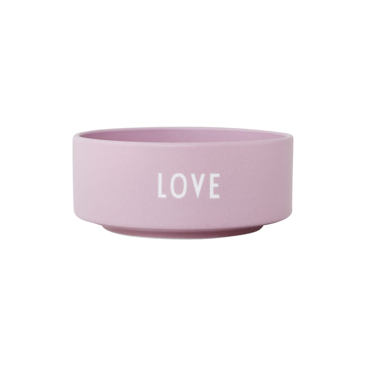 Design Letters snack bowl Ø12 cm, Love-lavender Design Letters