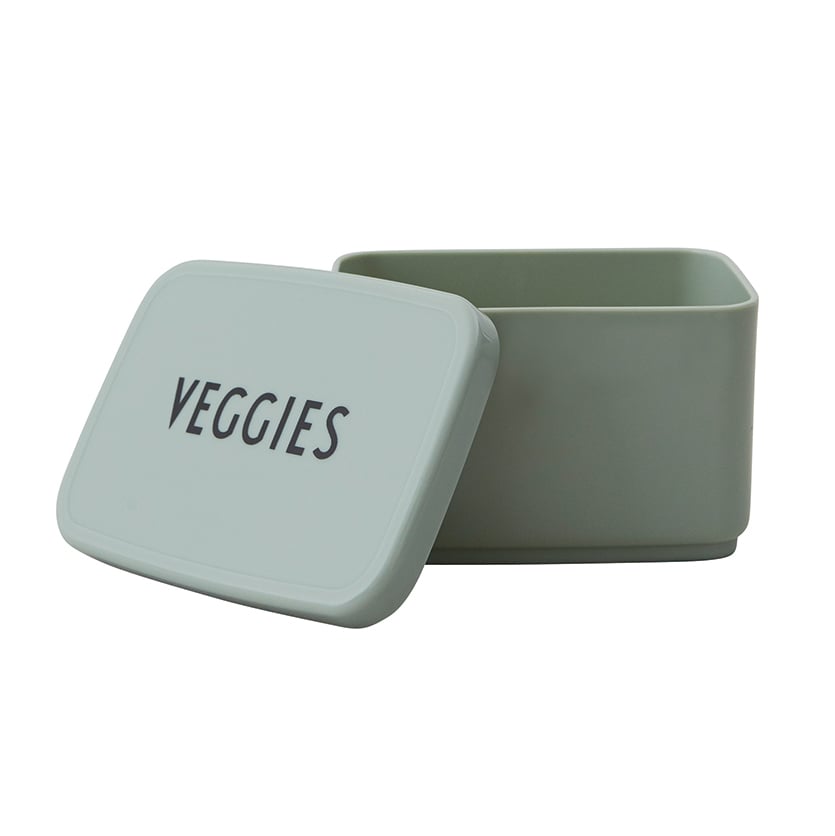 Design Letters snack box for lunch box dark green | Scandinavian Design | Lunch boxes & food containers | Green
