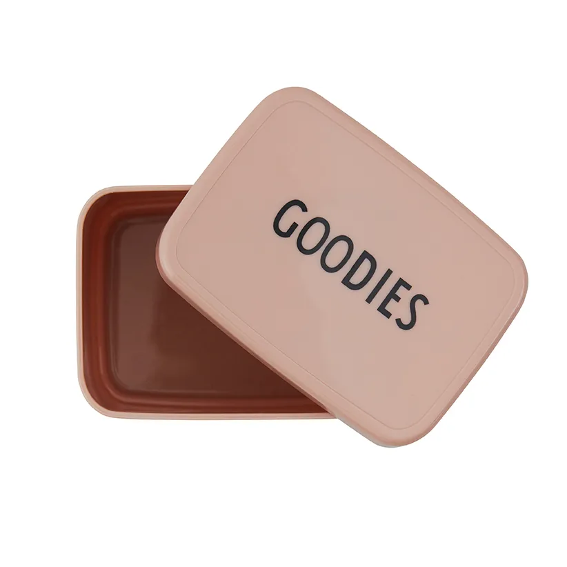 Design Letters snack box for lunch box, nude Design Letters