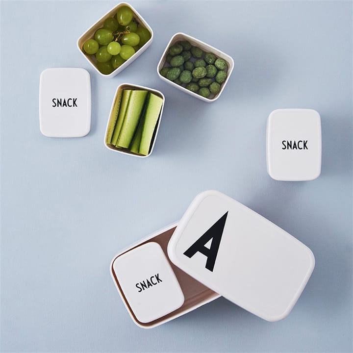 Design Letters snack box for lunch box - white - Design Letters