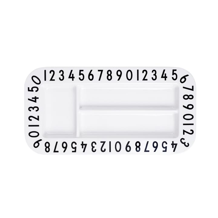 Design Letters snack plate melamine - rectangular - Design Letters
