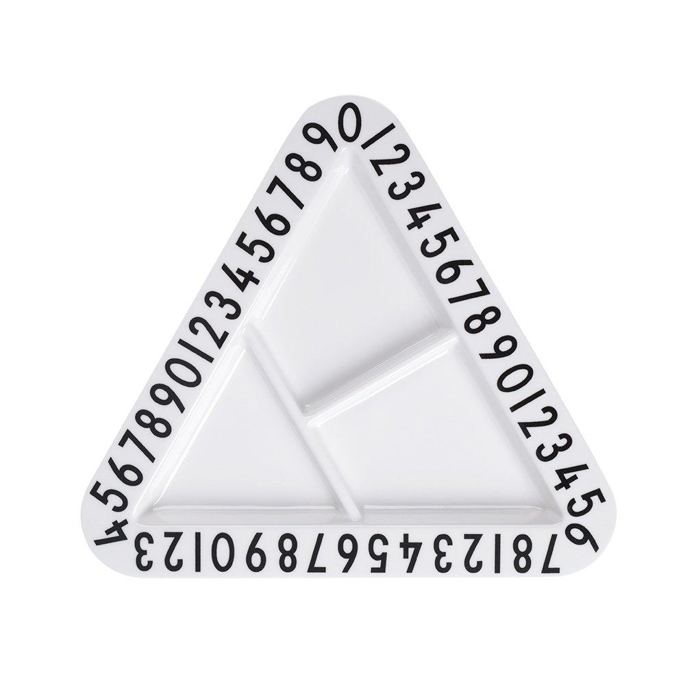 Design Letters snack plate melamine from Design Letters