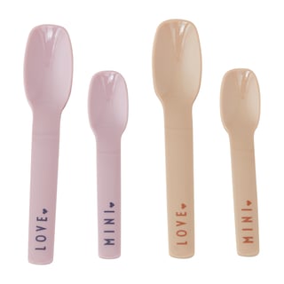 Design Letters Design Letters spoon favourite mini 4 pieces Lavender