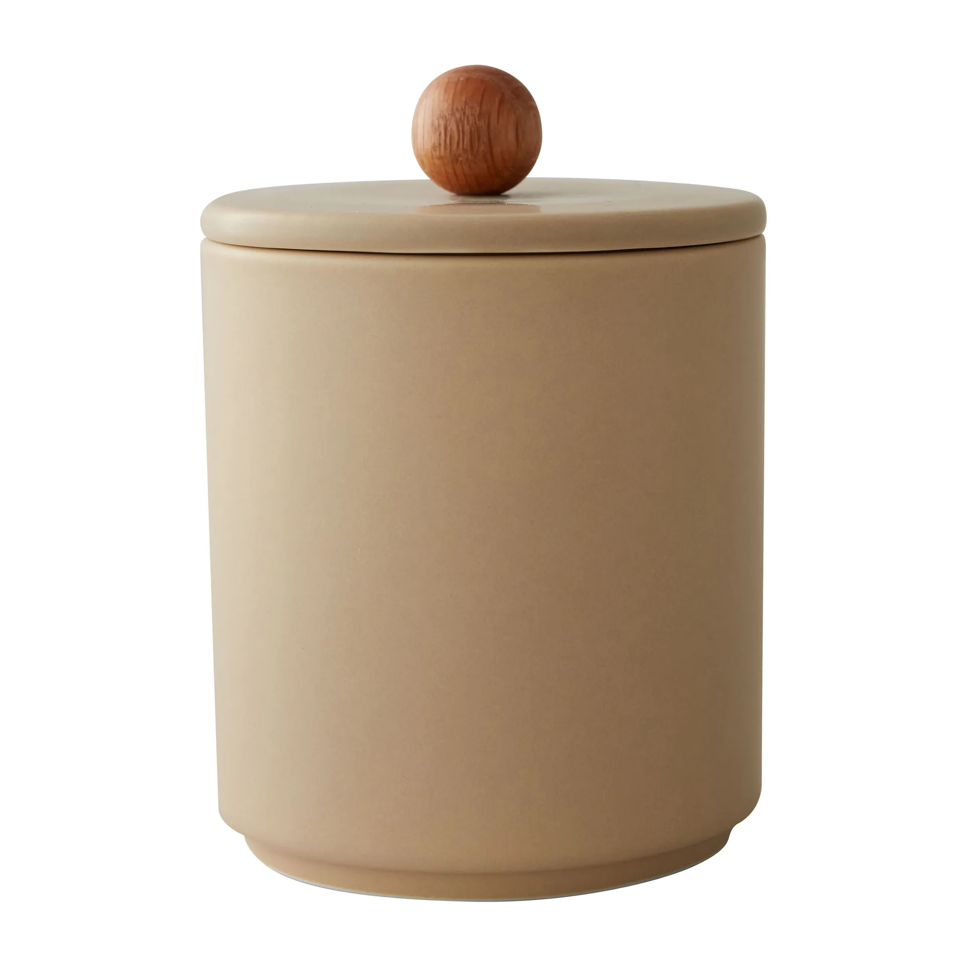 Design Letters storage jar 25 cl, Beige Design Letters
