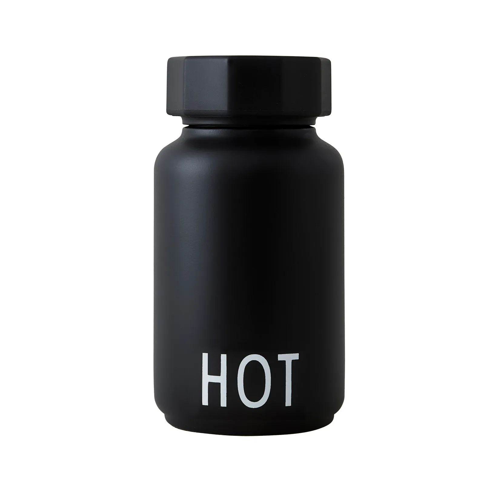 Design Letters thermal flask small, Black Design Letters