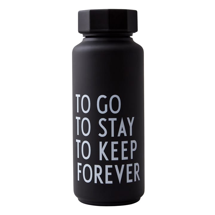 Design Letters thermal flask special edition - black - Design Letters