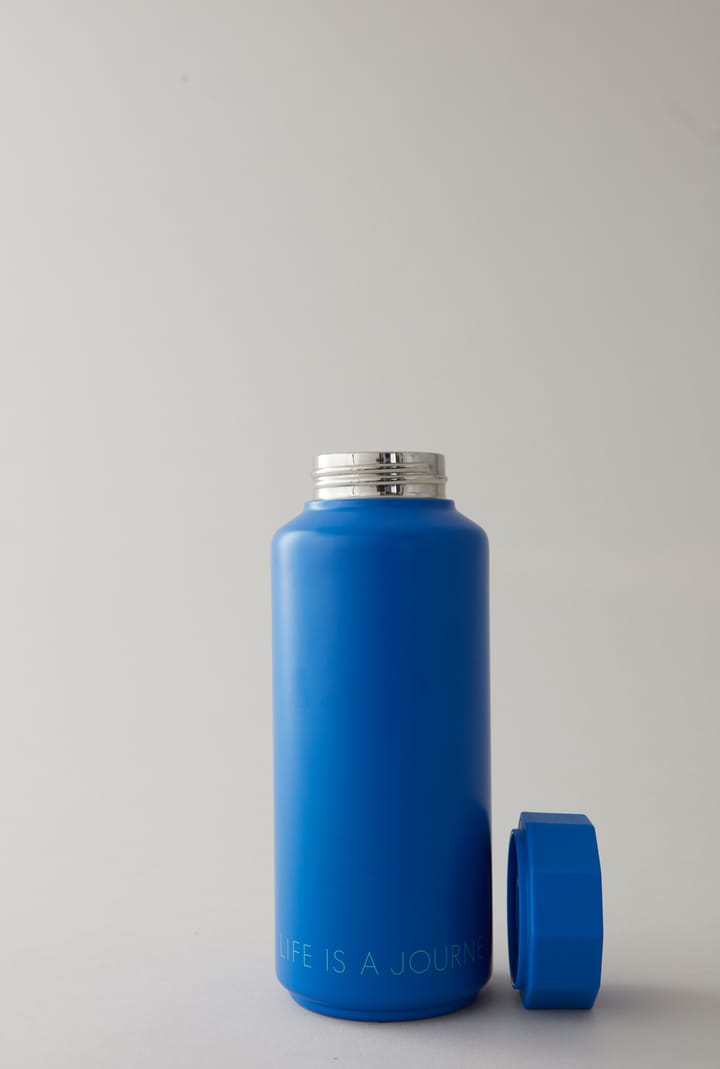 Design Letters thermal flask special edition - Cobalt blue - Design Letters